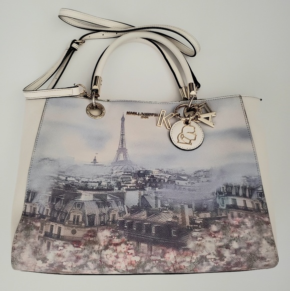 Karl Lagerfeld Tote Bag in Off-white/Ivory - Picture 2 of 6